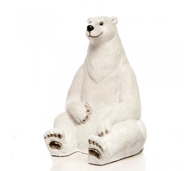 Новогодняя скульптура Белый медведь