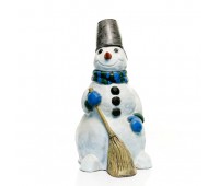 Новогодняя скульптура Снеговик