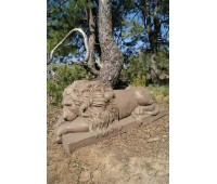 Садовая скульптура "Лев" (голова вниз) FS-043