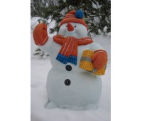 Новогодняя скульптура "Снеговичок" (малый) FS-064