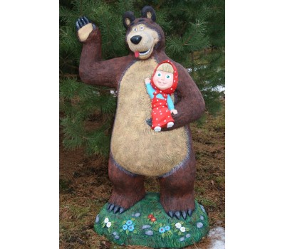 Садовая фигура "Медведь с девочкой на руках" FS-103
